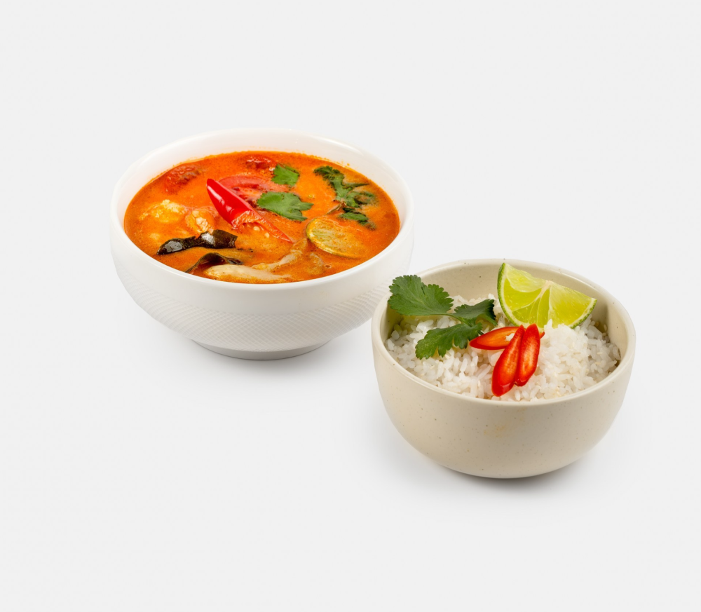 Том ям с креветками