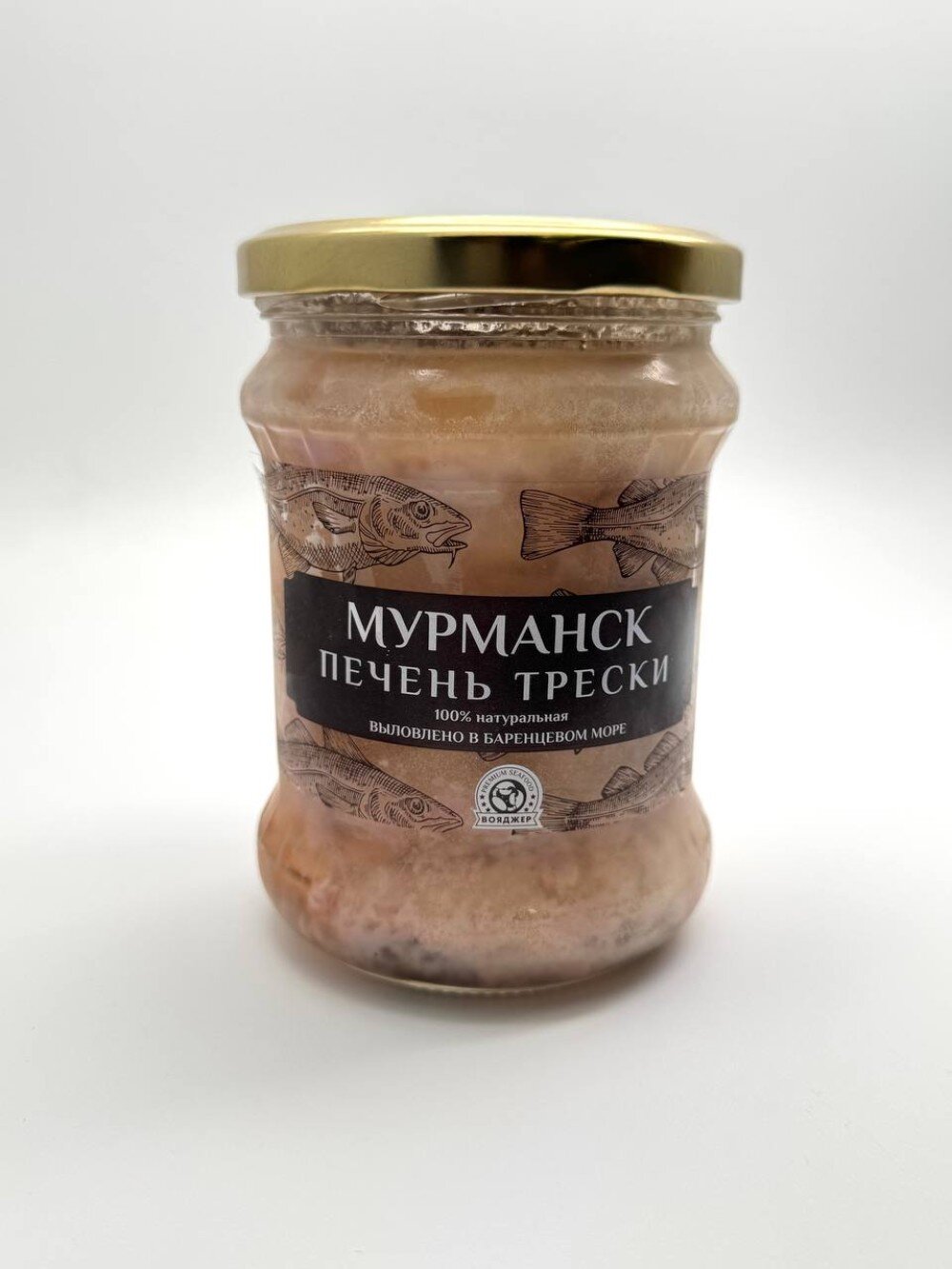 Печень Трески 500гр. стеклянная банка