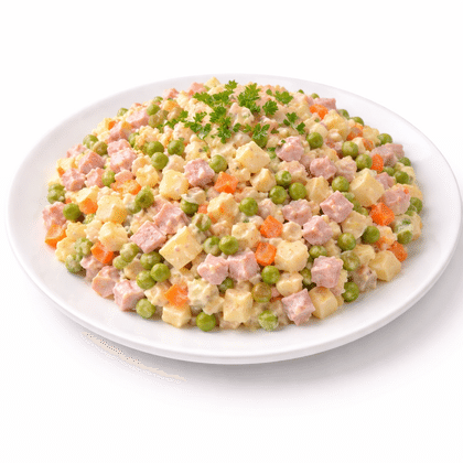 Салат "Оливье с колбасой"