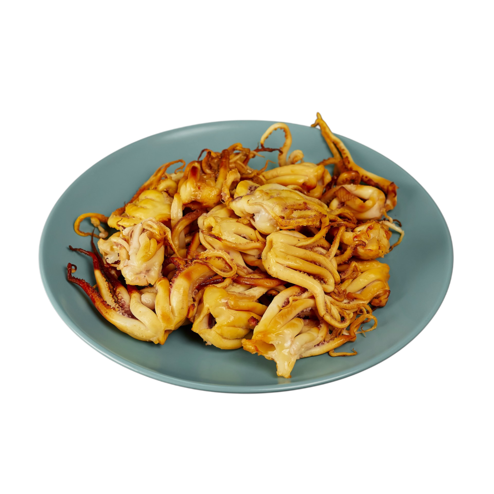 Щупальца кальмара горячего копчения