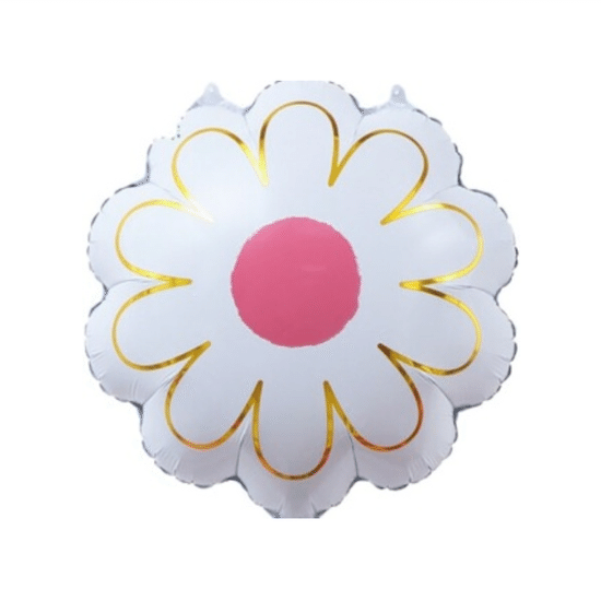 ≈ 53 см, Фигура, Цветок, Ромашка, Золотые лепестки, Белый