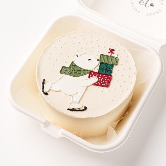 Бенто-торт новогодний