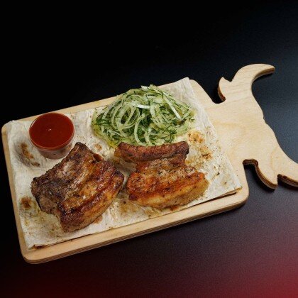 Шашлык из свиных рёбер