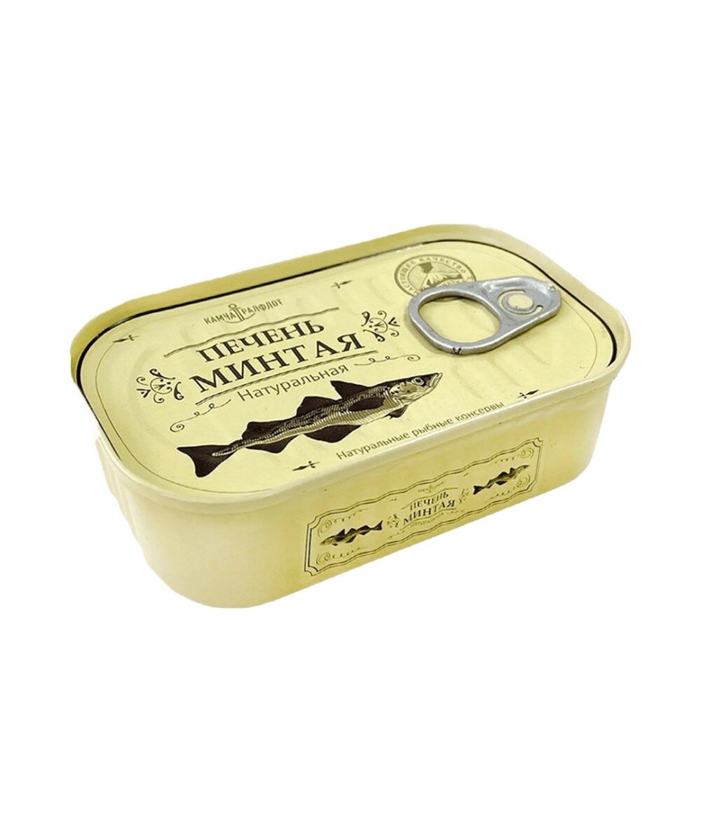 Печень Минтая натуральная 120гр ООО "Камчаттралфлот"