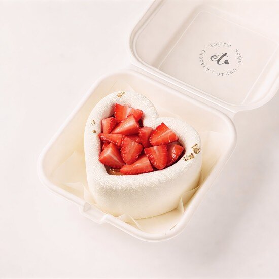 Муссовый бенто-торт "Персик"