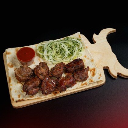 Мякоть баранья на углях