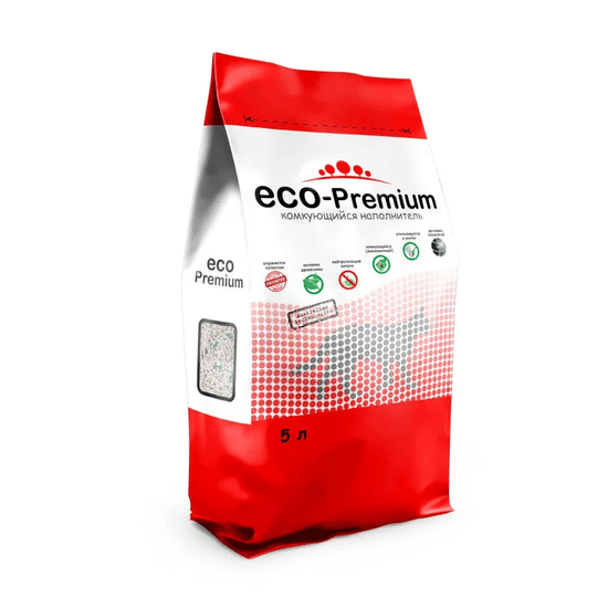 ECO Premium Green наполнитель древесный, 5 л