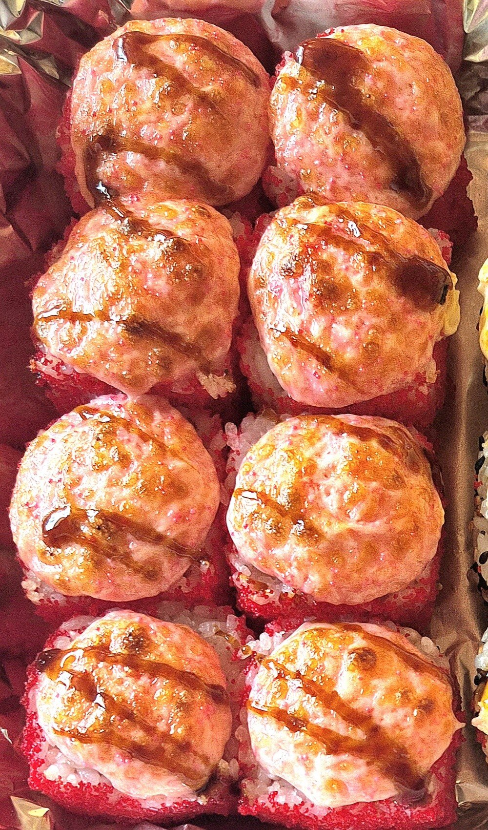 Запеченный с креветкой