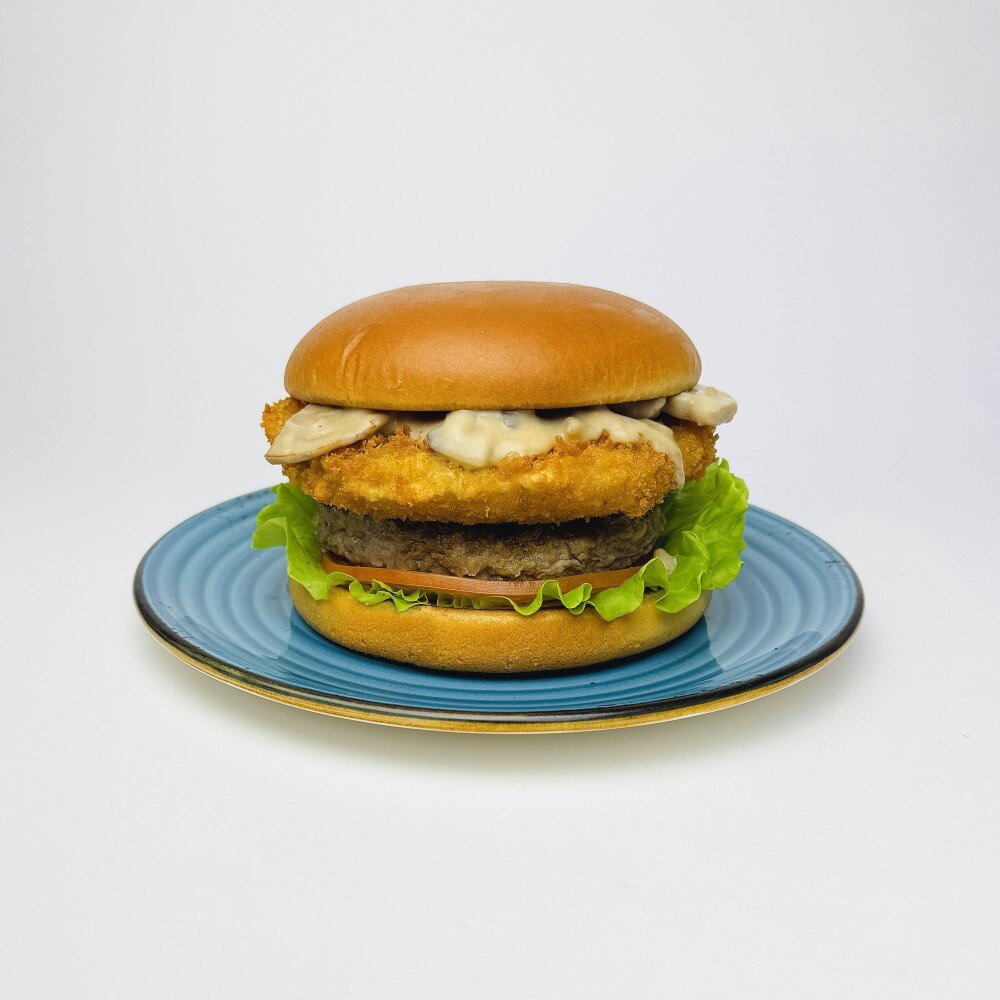 Грибной бургер