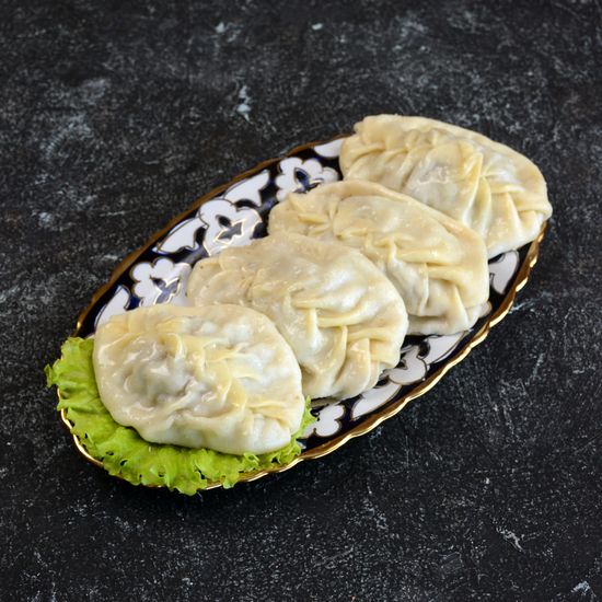 Манты с бычком