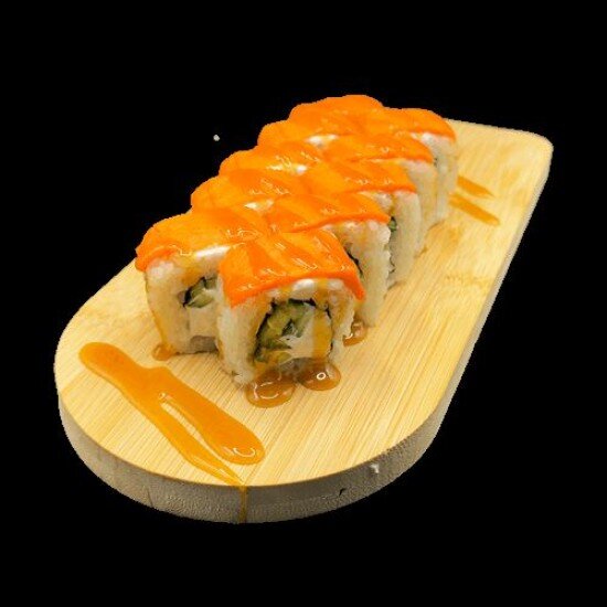 Опалённая филадельфия с карамелью