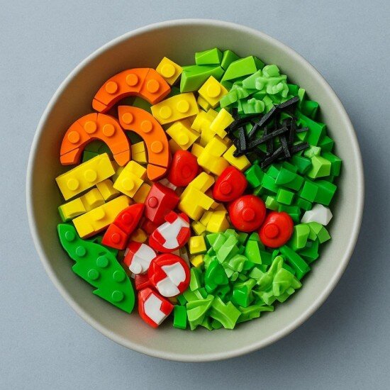 Поке-конструктор с курицей