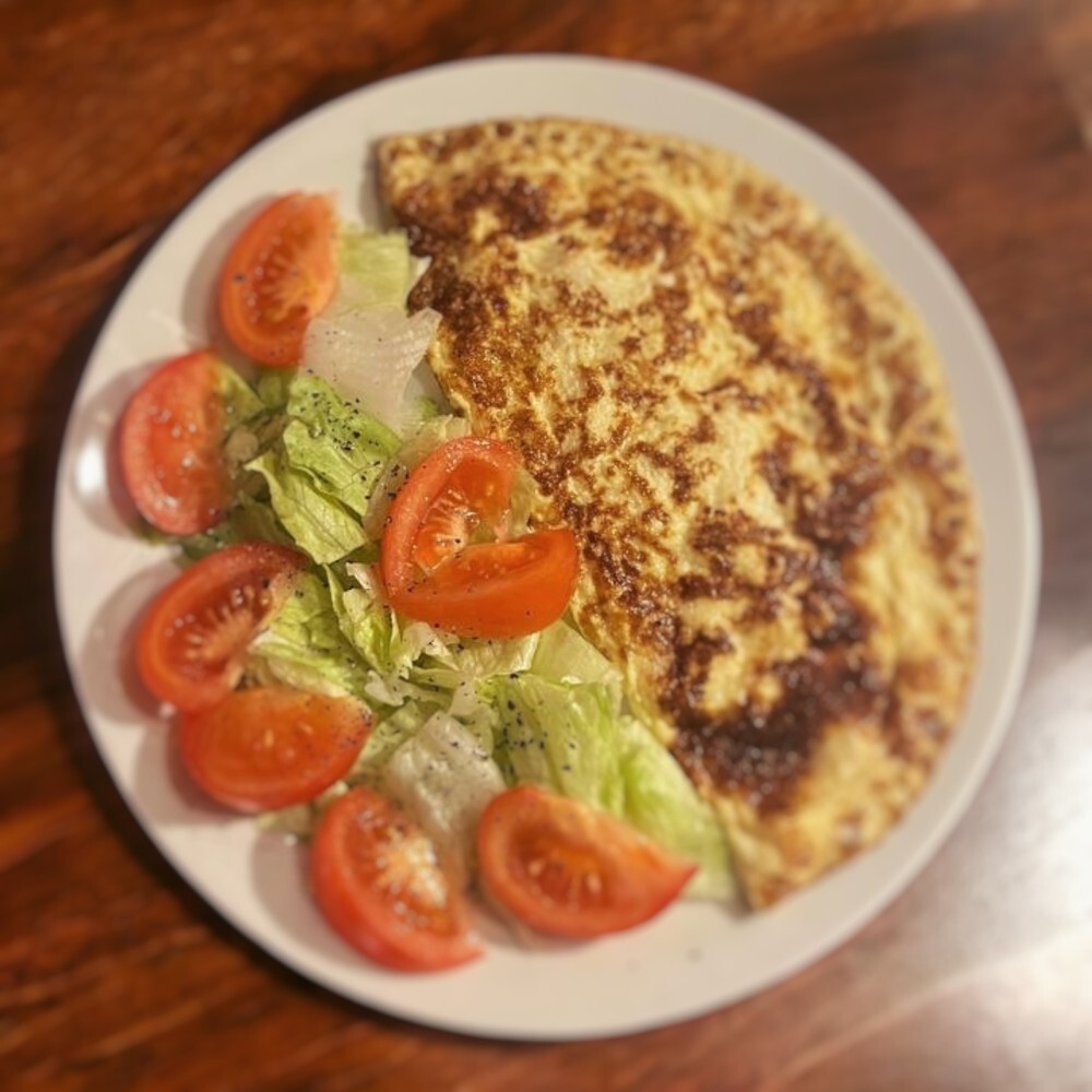 Омлет с ветчиной и сыром