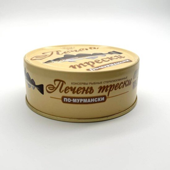 Печень трески "По-Мурмански" 230гр. ж/б., АО "Архангельский Траловый Флот"