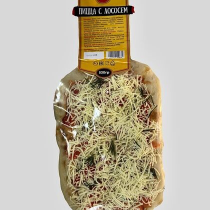 Пицца с лососем, 530г