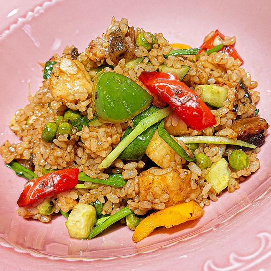 Рис Ким Чи с курицей и угрем