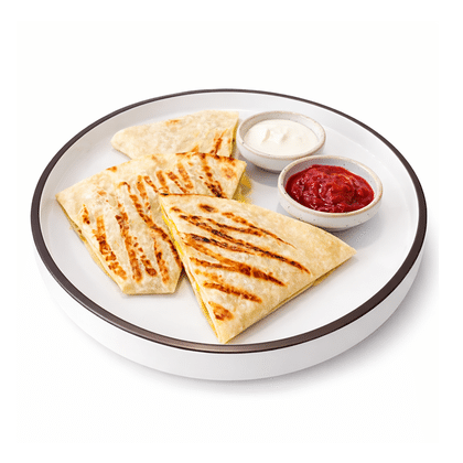 Кесадилья с Соусом Сальса и Сметаной