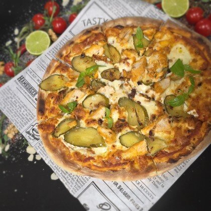 Пицца чизбургер