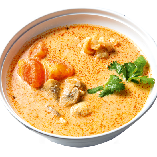 Том ям с помидорами черри