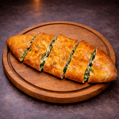 Хачапури с сыром и зеленью