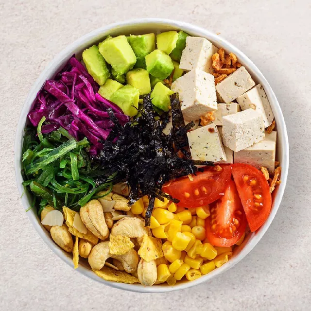 Поке с сыром тофу