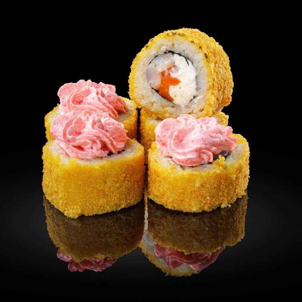 Темпура с лососем и креветкой