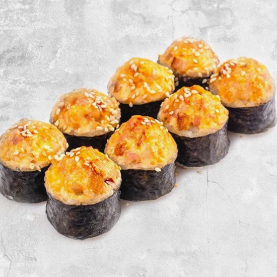 Маки с курицей запеченные