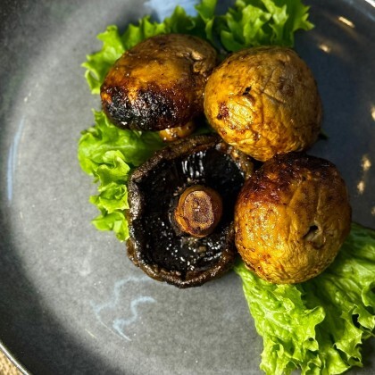 Шампиньоны на углях