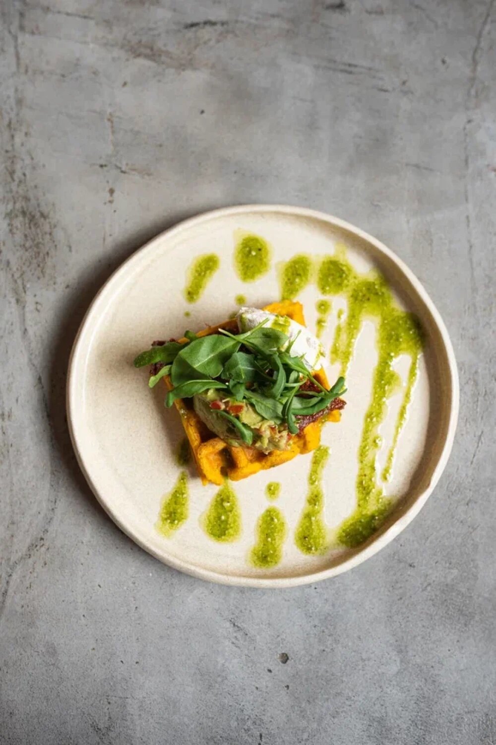 Тыквенная вафля