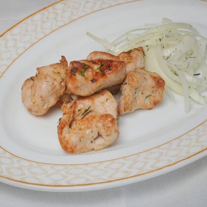 Куриная грудка на мангале