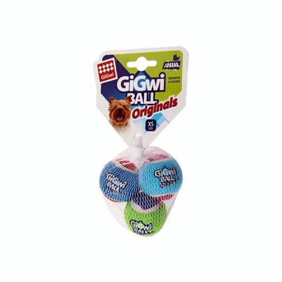 GiGwi Ball Originals игрушка для собак «Три мяча» с пищалкой, 4 см