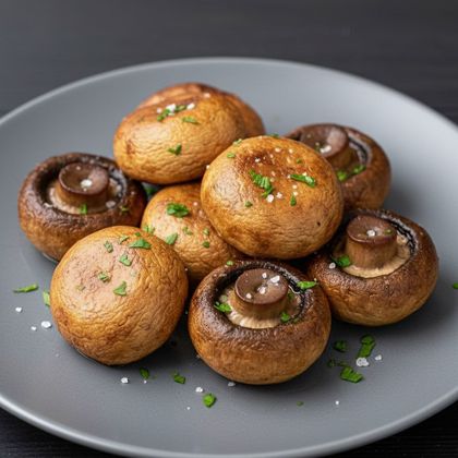 Шампиньоны на мангале