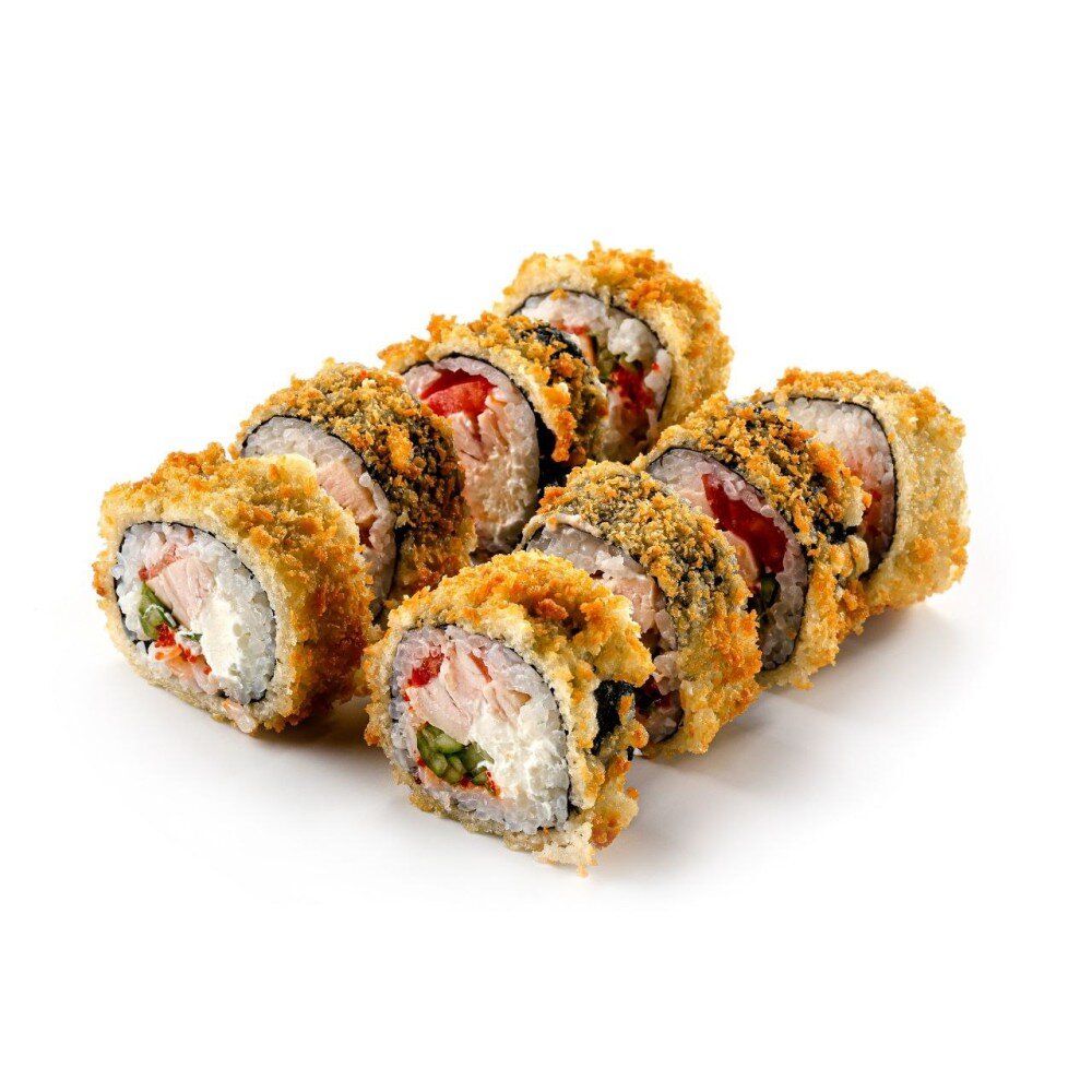 Жаренный ролл с курицей