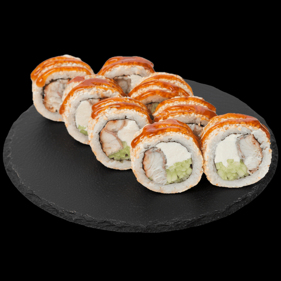 Калифорния с угрем в кунжуте