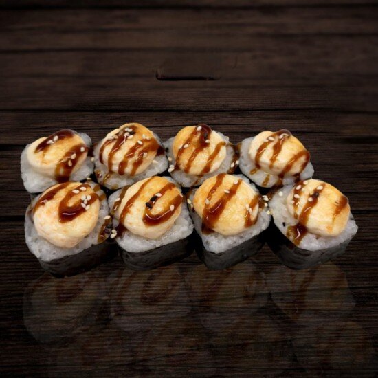 Запечённый с грибами