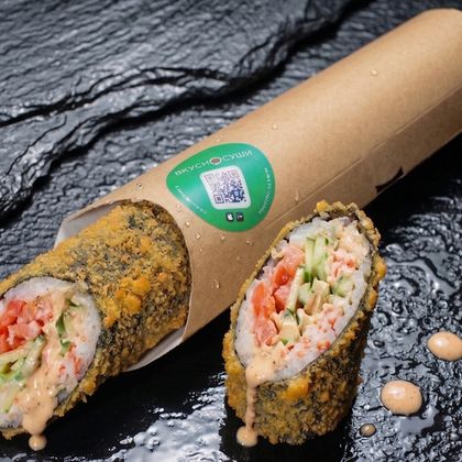 Японская шаверма в темпуре со снежным крабом