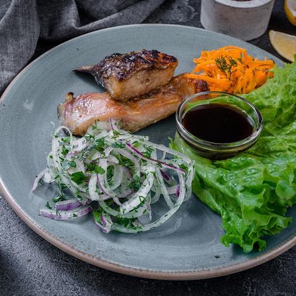 Карп свежий на углях