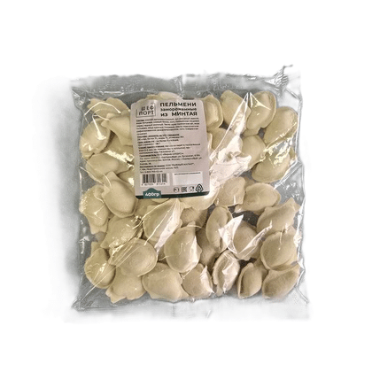 Пельмени  из минтая