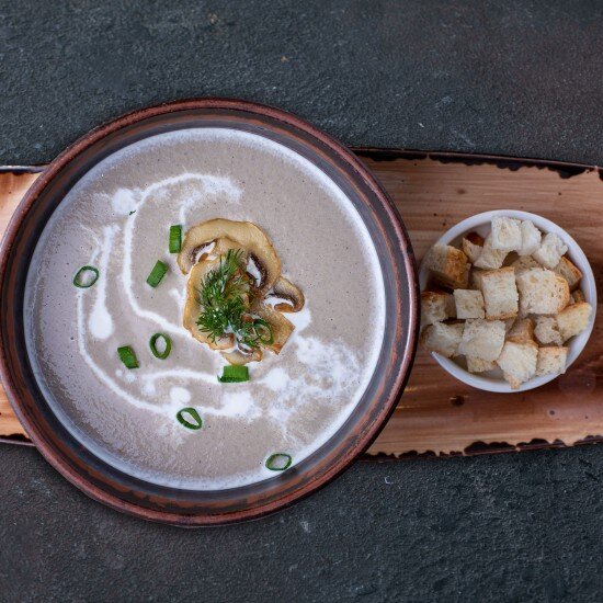 Крем-суп из шампиньонов