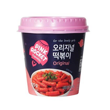 Токпокки (корейские рисовые клецки) оригинальные Pink Rocket