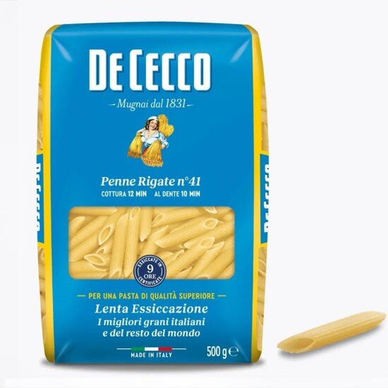Паста De Cecco №41 Пенне Ригате, Италия, 500 г