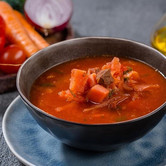 Борщ с мясом