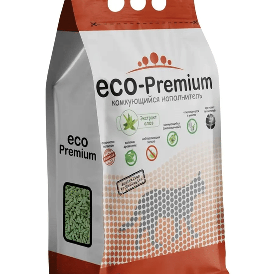 ECO Premium наполнитель древесный «Алоэ», 5 л