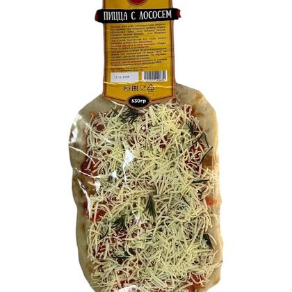 Пицца с лососем, 530г