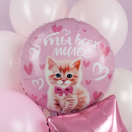 45 см, Круг, Ты всех милее (котенок)