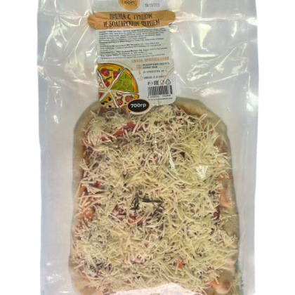 Пицца с тунцом и болгарским перцем