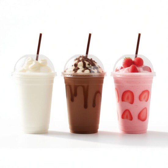 Коктейль молочный с топпингом