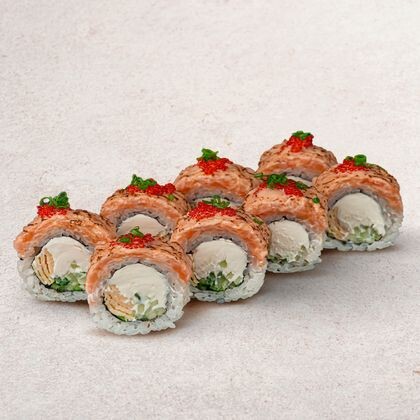 Абури с лососем