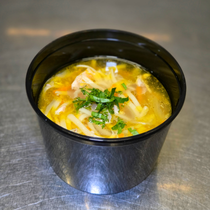 Куриный с домашней лапшой