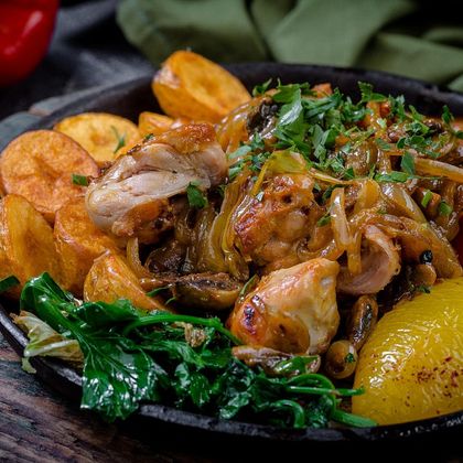 «Казан-кебаб» из курицы